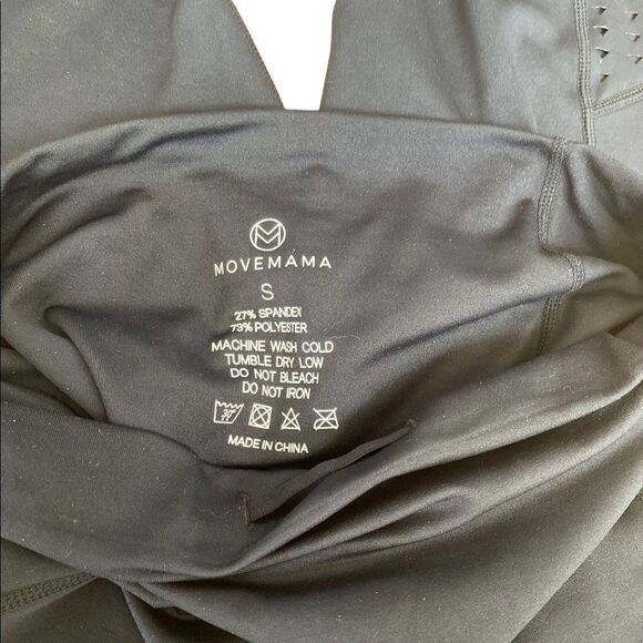 Movemama Maternity to Postpartum Vented Leggings w Pockets - Picture 2 of 4